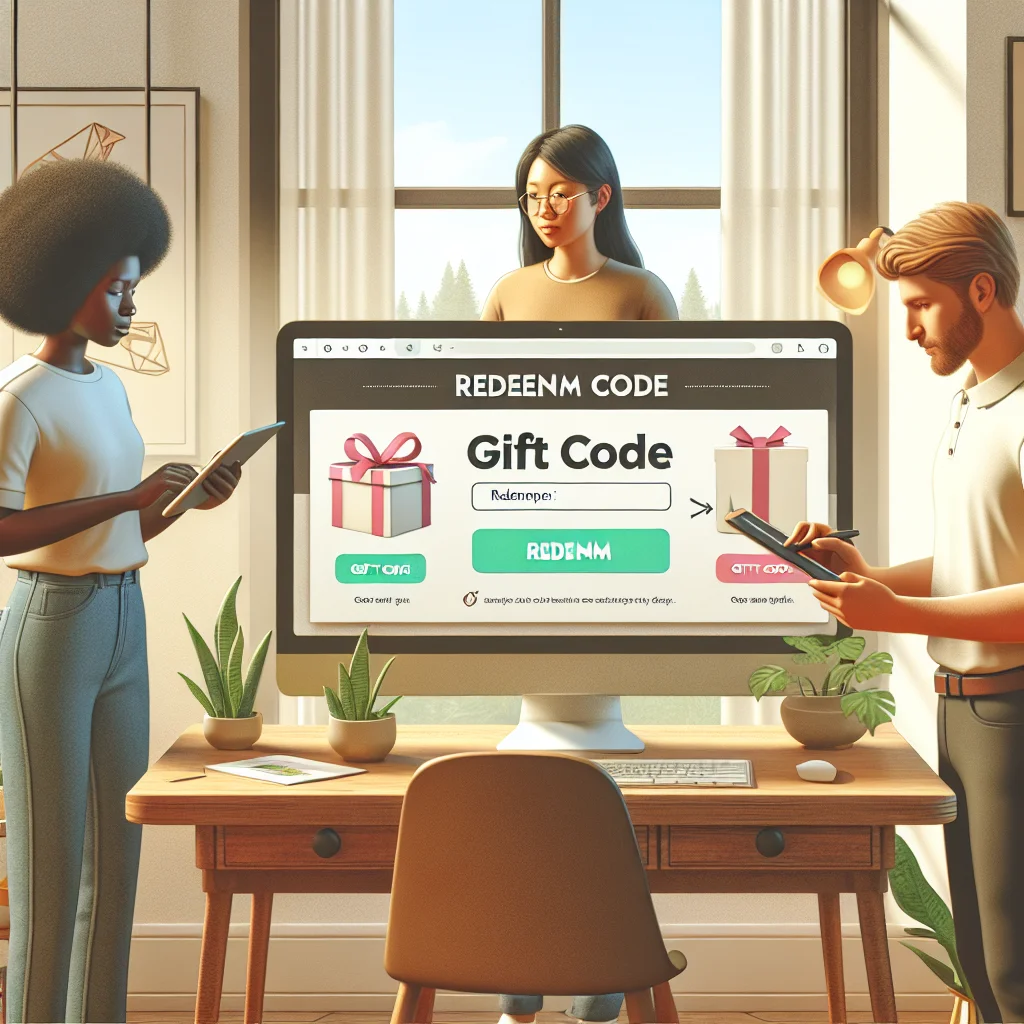 Steps to redeem gift codes